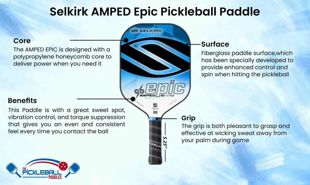 Selkirk AMPED Epic Pickleball Paddle
