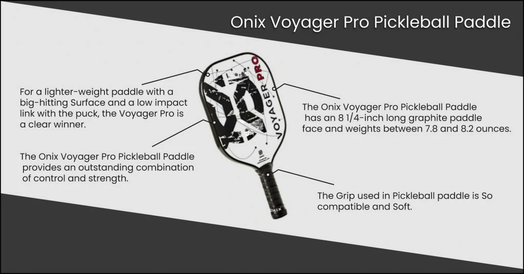ONIX Voyager Pro Pickleball Paddle
